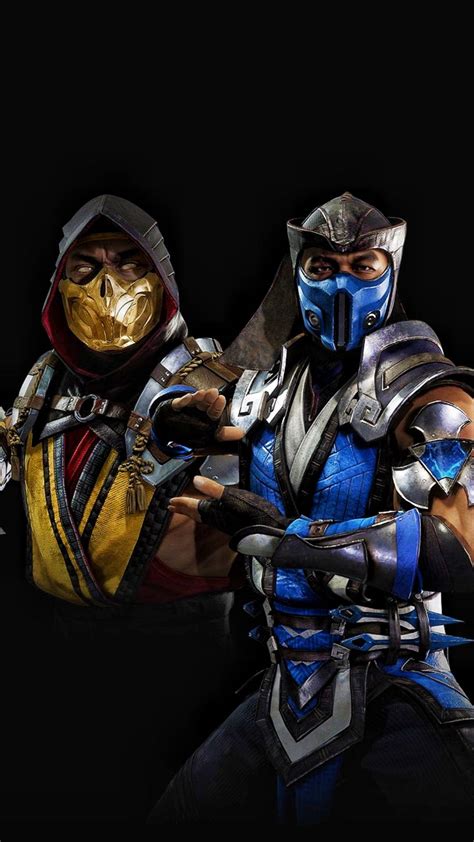 Download MK11 Rivals Scorpion And Sub-Zero Wallpaper | Wallpapers.com