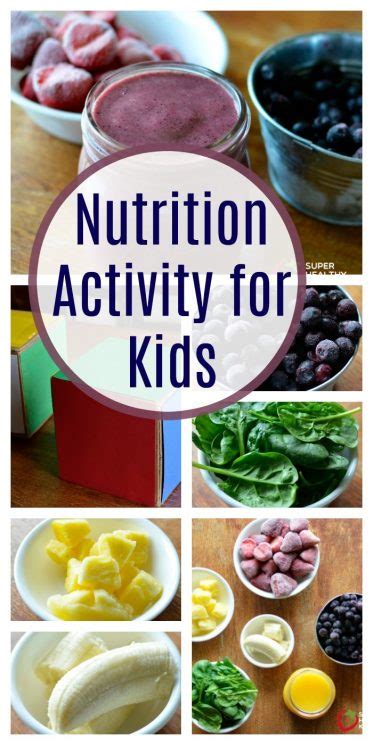 Nutrition Activity for Kids - Super Healthy Kids