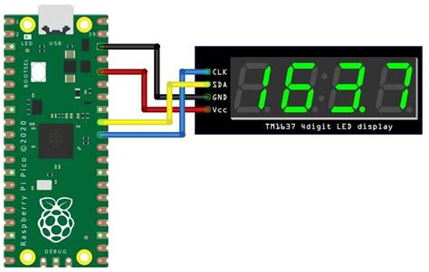 Raspberry Pi Pico W With TM1637 7-Segment Display, 46% OFF