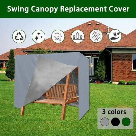 AIHOME Patio Swing Cover, Porch Swing Cover Swing Canopy Replacement ...