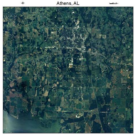 Aerial Photography Map of Athens, AL Alabama