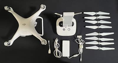 DJI Phantom 4 Drone w/ Controller, Charging Cord, NEEDS Battery For ...