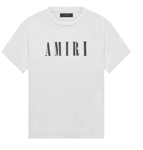 Amiri Core Logo White T-Shirt | WHAT’S ON THE STAR?