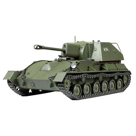 Tamiya 35348 Sov Su 76 m Tank Howitzer Vehicle Model Kit Scale 1:35 ...