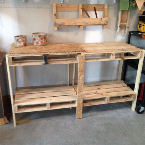 Pallet Workbench | Wooden pallet projects, Diy wood projects, Pallet ...