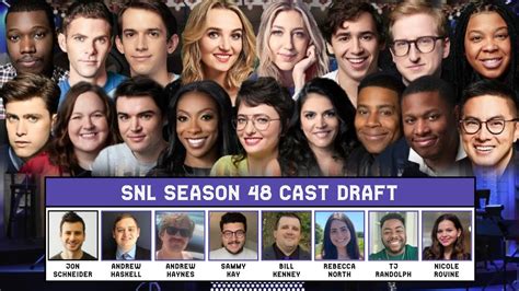 SNL Season 48 Cast Draft - YouTube