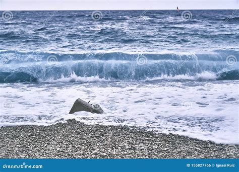 Beach of Zlatni Rat in Brac Island. Croatia Stock Photo - Image of ...