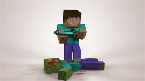 Minecraft Steve HD Wallpapers on WallpaperDog