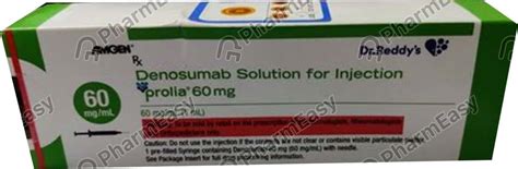 Buy Prolia 60 MG Solution For Injection (1) Online at Flat 15% OFF ...