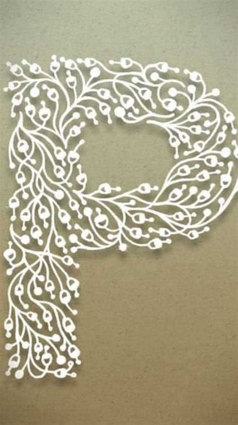 Download free Floral Monogram Letter P Wallpaper - MrWallpaper.com