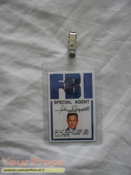 The X Files John Doggetts FBI Badge replica TV series prop