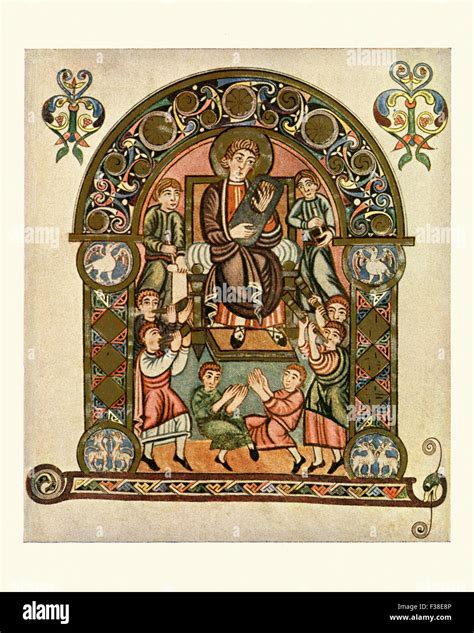 Illuminated manuscript anglo saxon hi-res stock photography and images ...