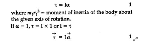 what is the relation between torque and moment of inertia - Brainly.in