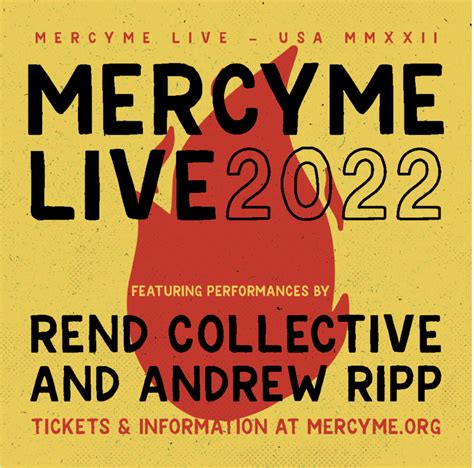 MercyMe Fall Tour, New Single | Christian Activities