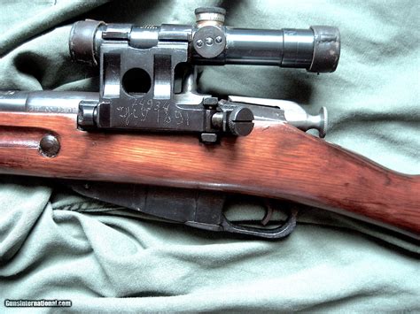 Mosin Nagant M91/30 Sniper Rifle by Izhevsk. Soviet PU scope