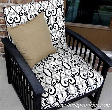 Re-cover a Patio Cushion | Patio cushions, Shower curtain decor, Furniture