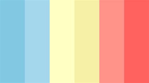 Yellow Red Blue Color Palette - H0dgehe