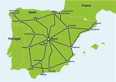 Spain By Train from $169 | Spain Train Routes and Map of Spain