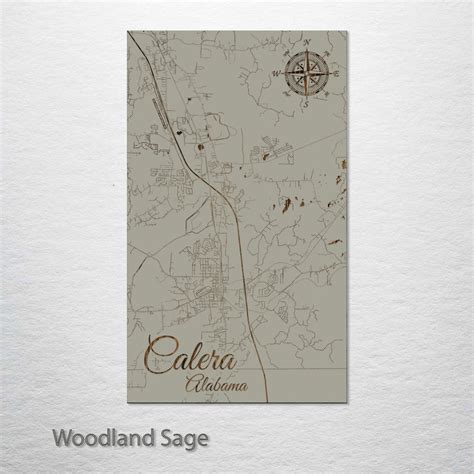 Calera, Alabama Street Map – Fire & Pine