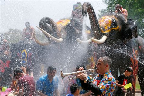 The Joyful Splashing of Thailand's Songkran Water Festival - The Atlantic