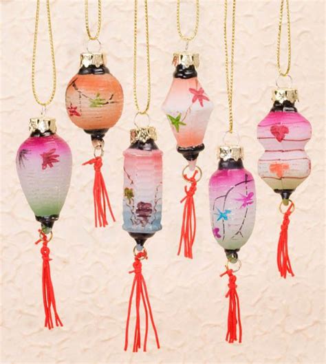 Minature Chinese Lantern Ornaments | Home Décor | Christmas | Ornaments | ISBN GL-285 | Vintage ...