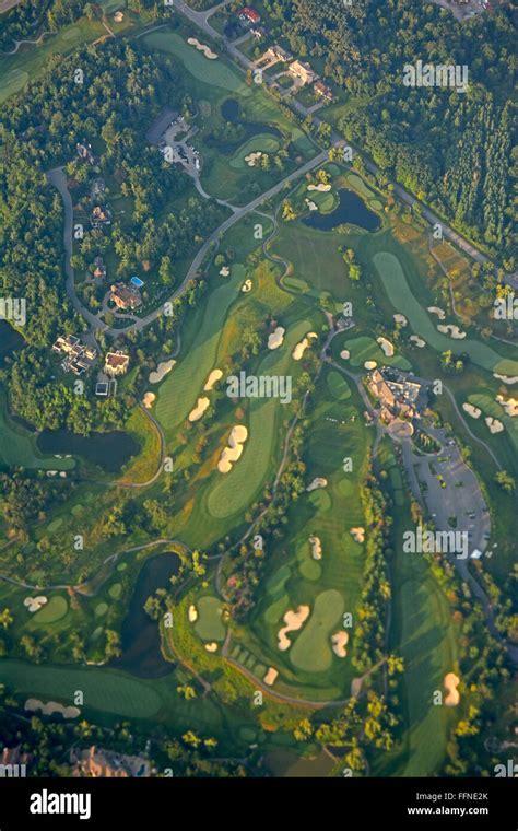 Aerial view of golf course hi-res stock photography and images - Alamy