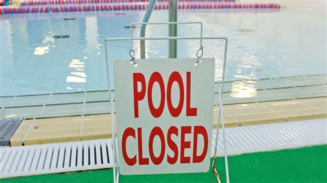 Guidance on temporary pool closure | PWTAG Technical Note