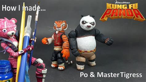 How I made... Po and Master Tigress Action Figures | KUNG FU PANDA ...