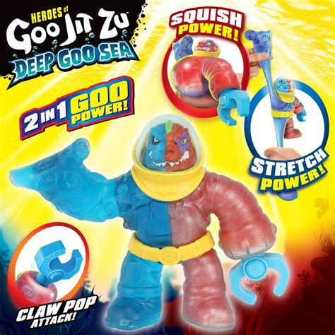 Heroes of Goo Jit Zu Deep Goo Sea Tyro Double Goo Pack | Smyths Toys UK