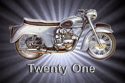 Amazon.com: Triumph T21 Motorcycle Jumbo Acrylic Fridge Magnet : Home ...