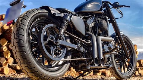 Sportster Bobber Build Takes a Very Dark Approach | Hdforums