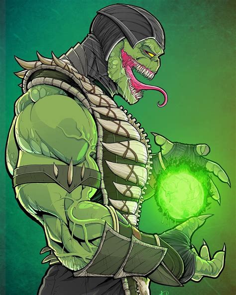 Mortal Kombat Reptile Art