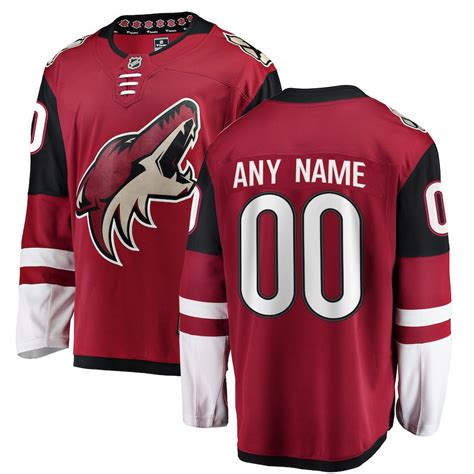 Men's Arizona Coyotes Fanatics Branded Maroon Breakaway - Custom Jersey