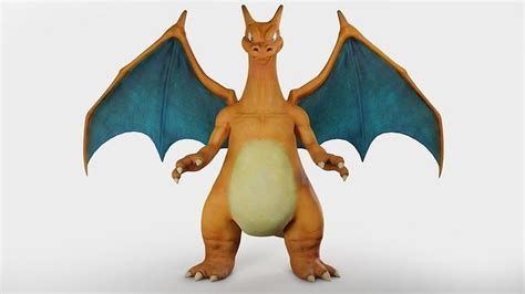 Charizard 3D model rigged | CGTrader