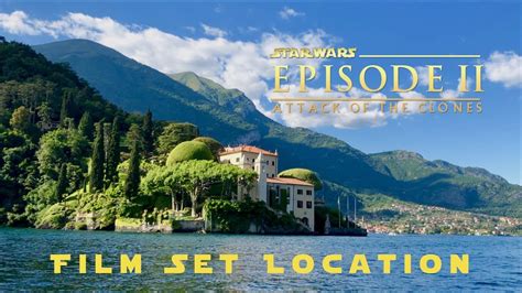 Star Wars Episode 2 Naboo Film Set Location, Lake Como Italy - YouTube