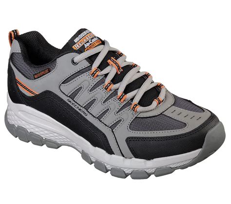 51585 EWW Charcoal Extra Wide Fit Skechers shoes Men's Memory Foam Trail Hiking - Casual