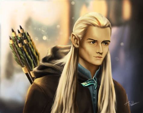 ArtStation - legolas from LOTR fan art.