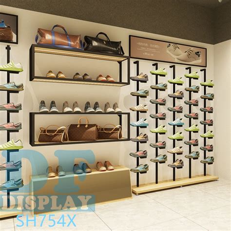 Shoe Store Display Racks for Shoes Showroom Design Wall Mount Shoe ...