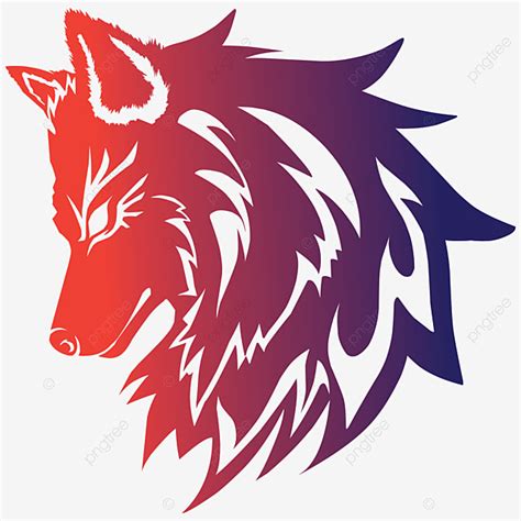 Wolf Gaming Clipart Transparent PNG Hd, Red Wolf Logo For Game Team ...