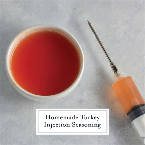 Homemade Turkey Injection Seasoning