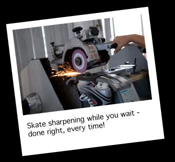 Skate Sharpening - Done Right Sports Equipment Repair