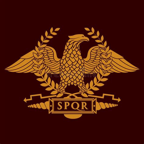 Roman Eagle Symbol of Roman Empire Stock Vector - Illustration of ...