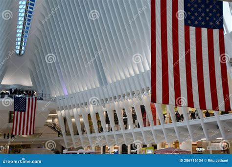 The Oculus of the Westfield World Trade Center Transportation Hub in ...