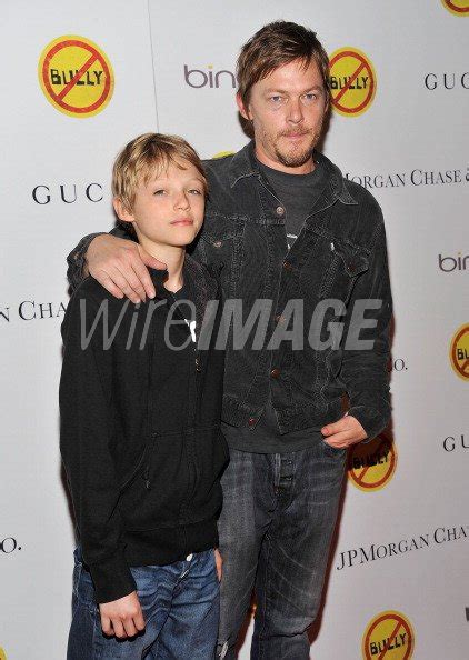 Actor Norman Reedus and son Mingus Lucien Reedus attend the Bully ...