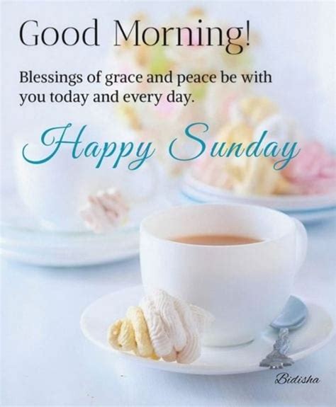 10 Beautiful Good Morning & Happy Sunday Greetings With Images | Good morning sunday images ...