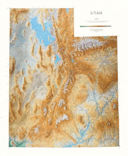 Utah Map | Utah map, Wall maps, Map