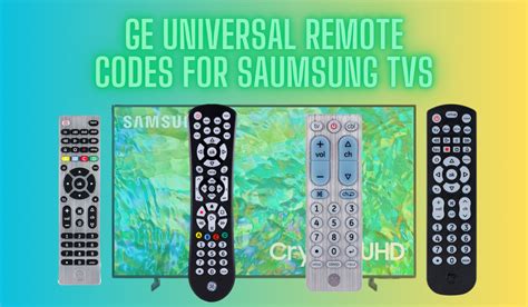 Ge Remote Control Codes