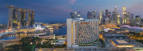 Mandarin Oriental, Singapore Hotel – Singapore – Marina Bay View Dusk ...