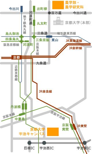 Kyoto University Campus Map