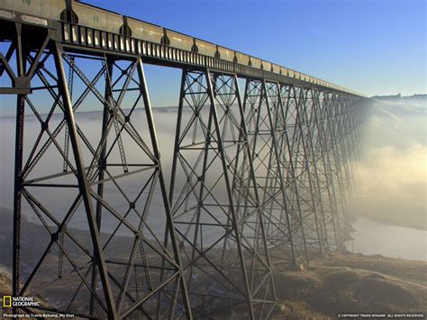 The Lethbridge Viaduct/High Level Bridge - Lethbridge, Alberta, Canada [1600x1200] | Canada ...